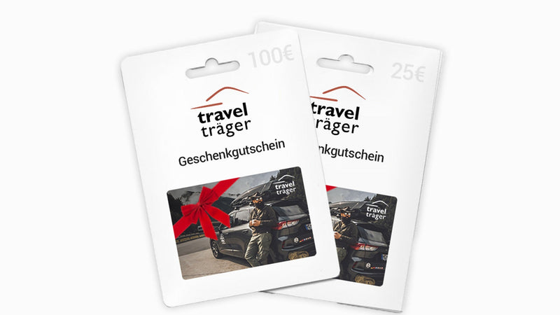 Reisefreude verschenken: Der travelträger®-Gutschein