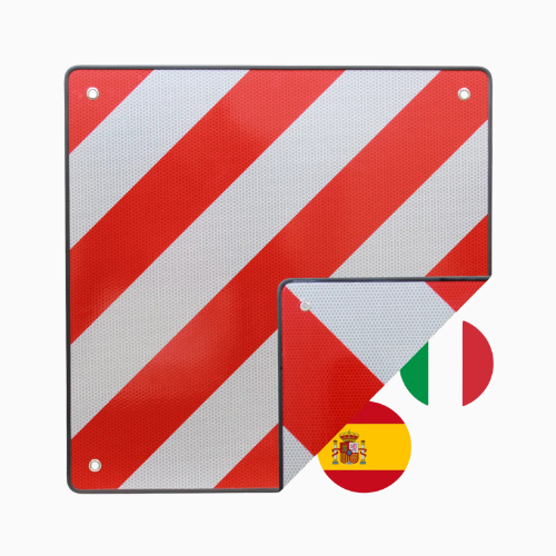 Warntafel für Italien/Spanien (Miete)