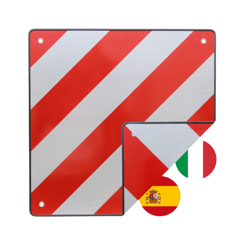 Warntafel für Italien/Spanien (Miete)